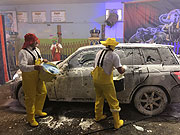Vorgestellt: Clown-Car-Wash - München’s lustigste Autowaschshow! @ Circus Krone in Sommer 2020  (©Foto. Martin Schmtz)